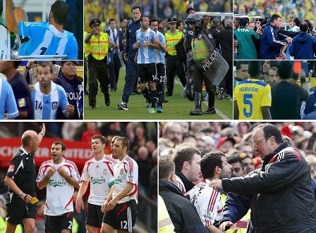 Mascherano Diusir Wasit, karena Tendang Petugas Medis